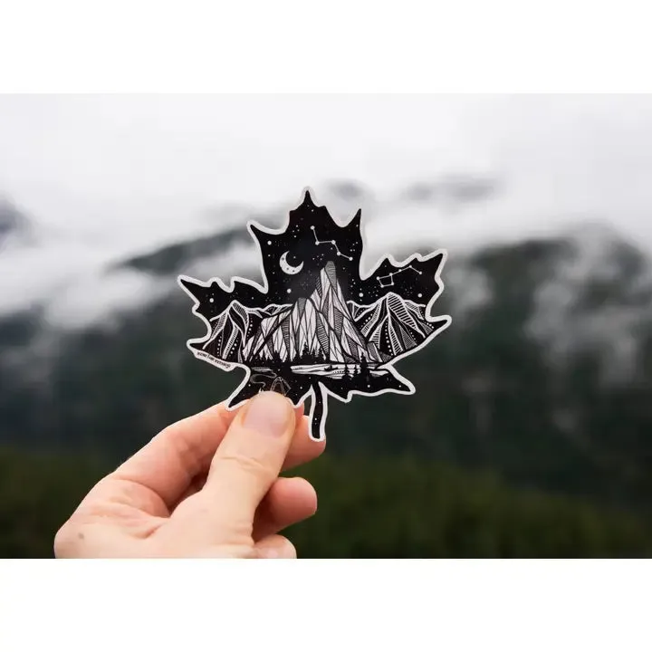 Maple Leaf Sticker