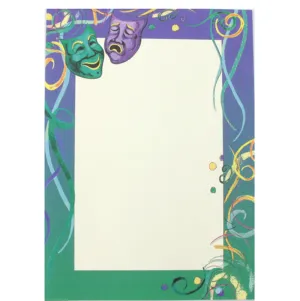 Mardi Gras Comedy Tragedy Invitations