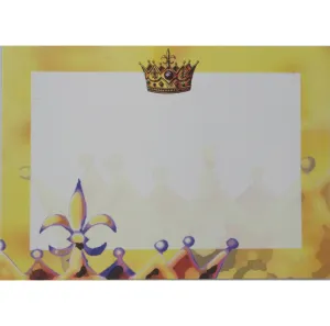 Mardi Gras Crown Invitation, Individual