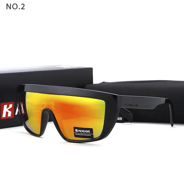 Men's One-piece Oversized Sunglasses