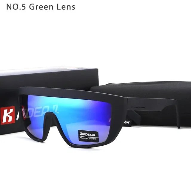 Men's One-piece Oversized Sunglasses