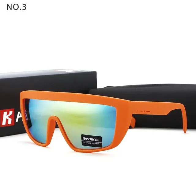 Men's One-piece Oversized Sunglasses