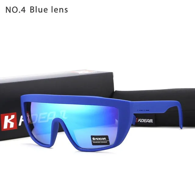 Men's One-piece Oversized Sunglasses