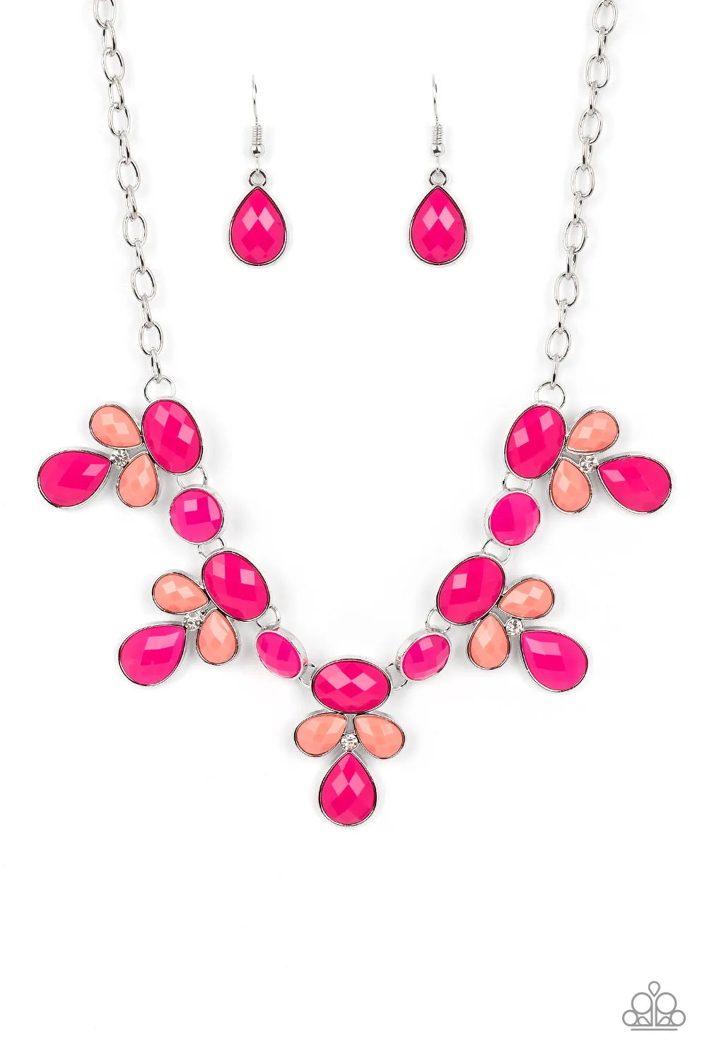 Midsummer Meadow - Pink Necklace - Paparazzi Accessories