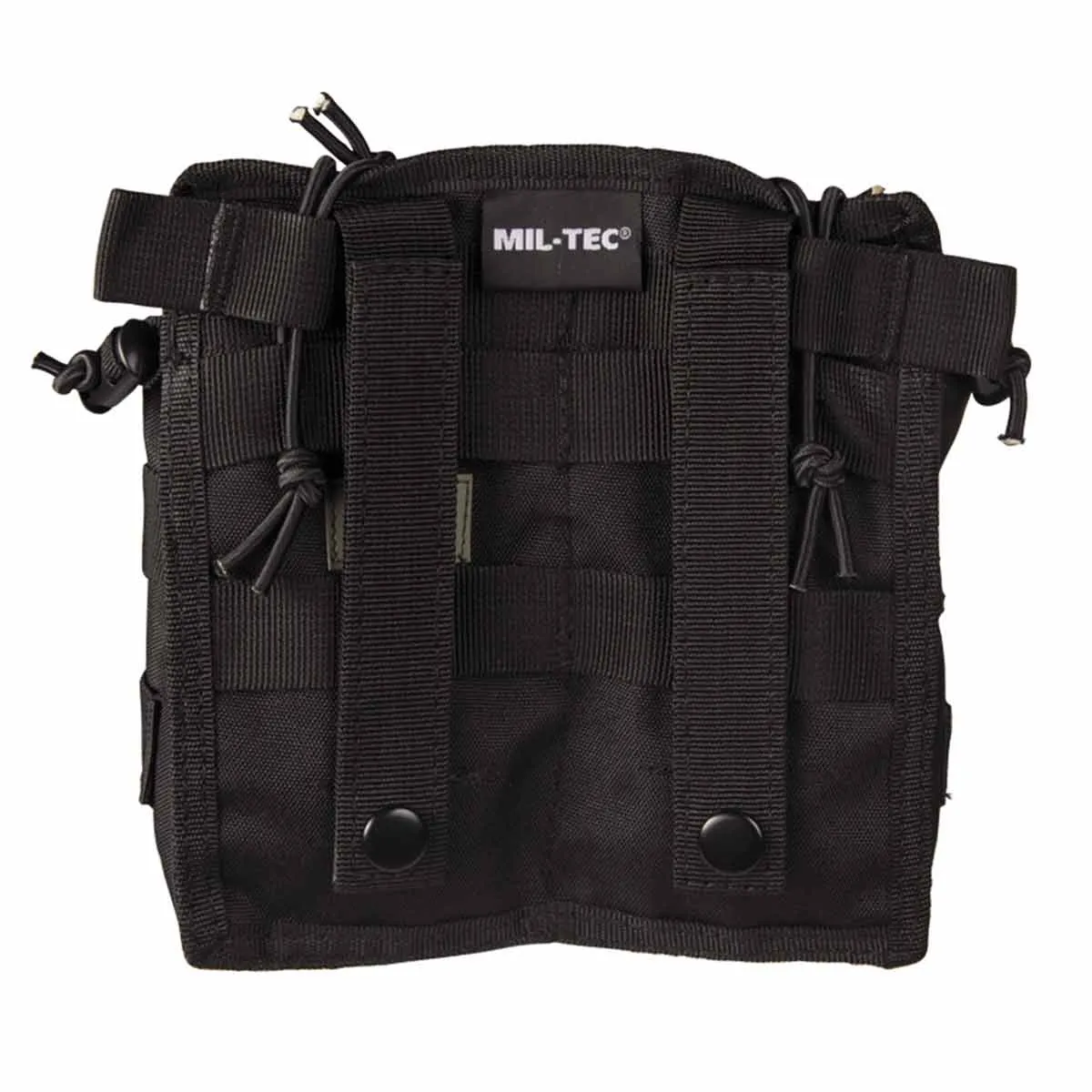 Mil-Tec Open Top Double Mag Pouch Black