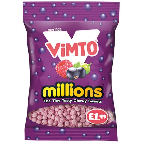 Millions Vimto Bags PMP 110g (Case of 12)