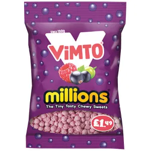 Millions Vimto Bags PMP 110g (Case of 12)