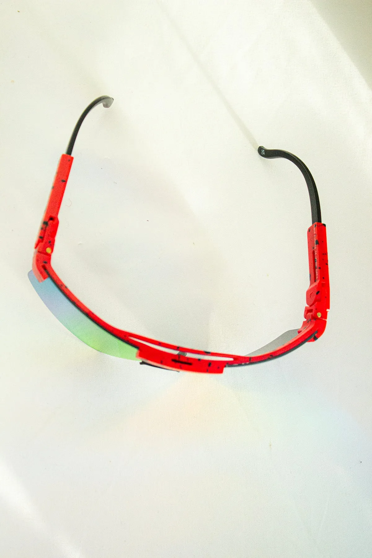 Mirrored Oversize Ski Style Visor Sunglasses