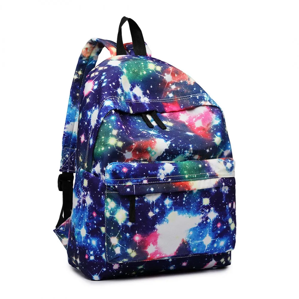 Miss Lulu Large Backpack Universe - Navy