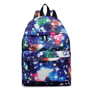 Miss Lulu Large Backpack Universe - Navy