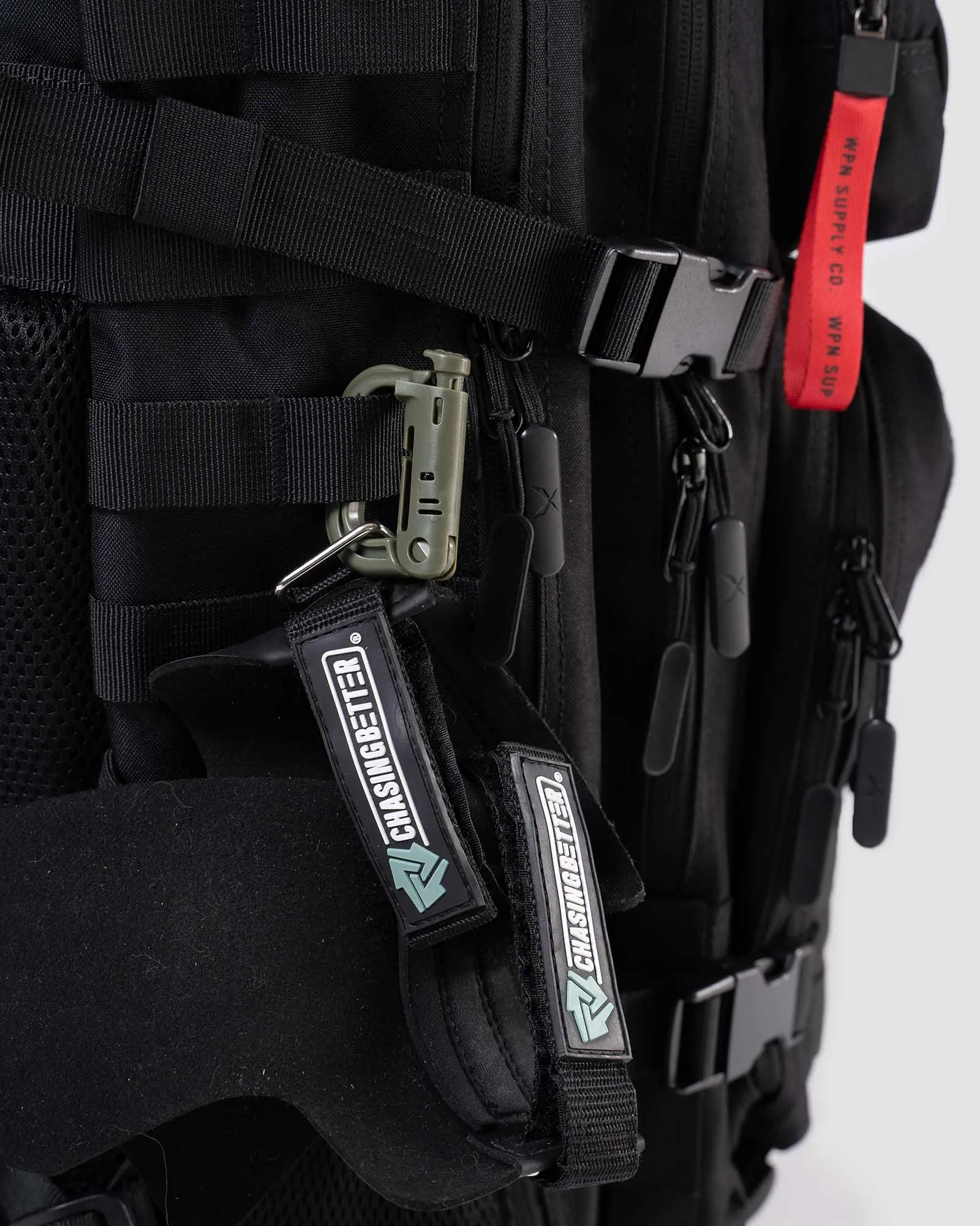 Molle D-Ring Attachment - Green - 2-Pack