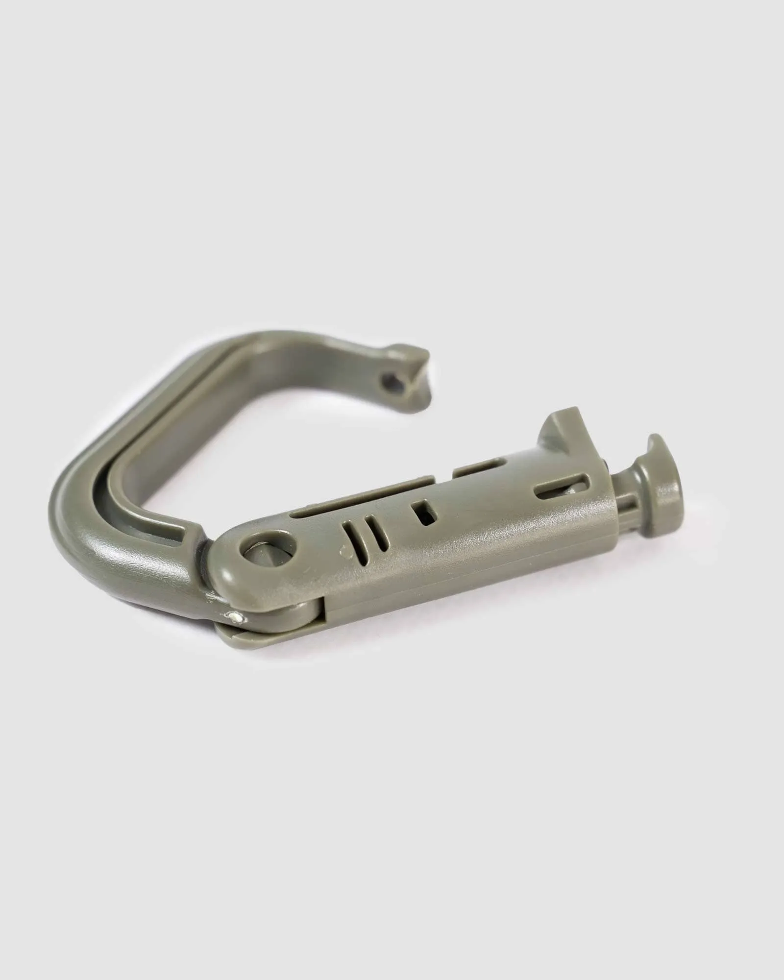 Molle D-Ring Attachment - Green - 2-Pack