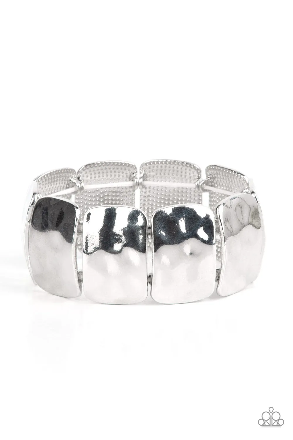 Molten Maverick - Silver Paparazzi Accessories