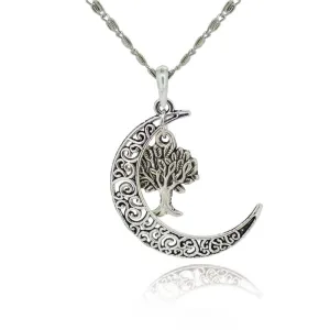 Moon Pendant Necklace Fashion Jewelry vintage Chain Necklace Women Accessories Christmas Gift