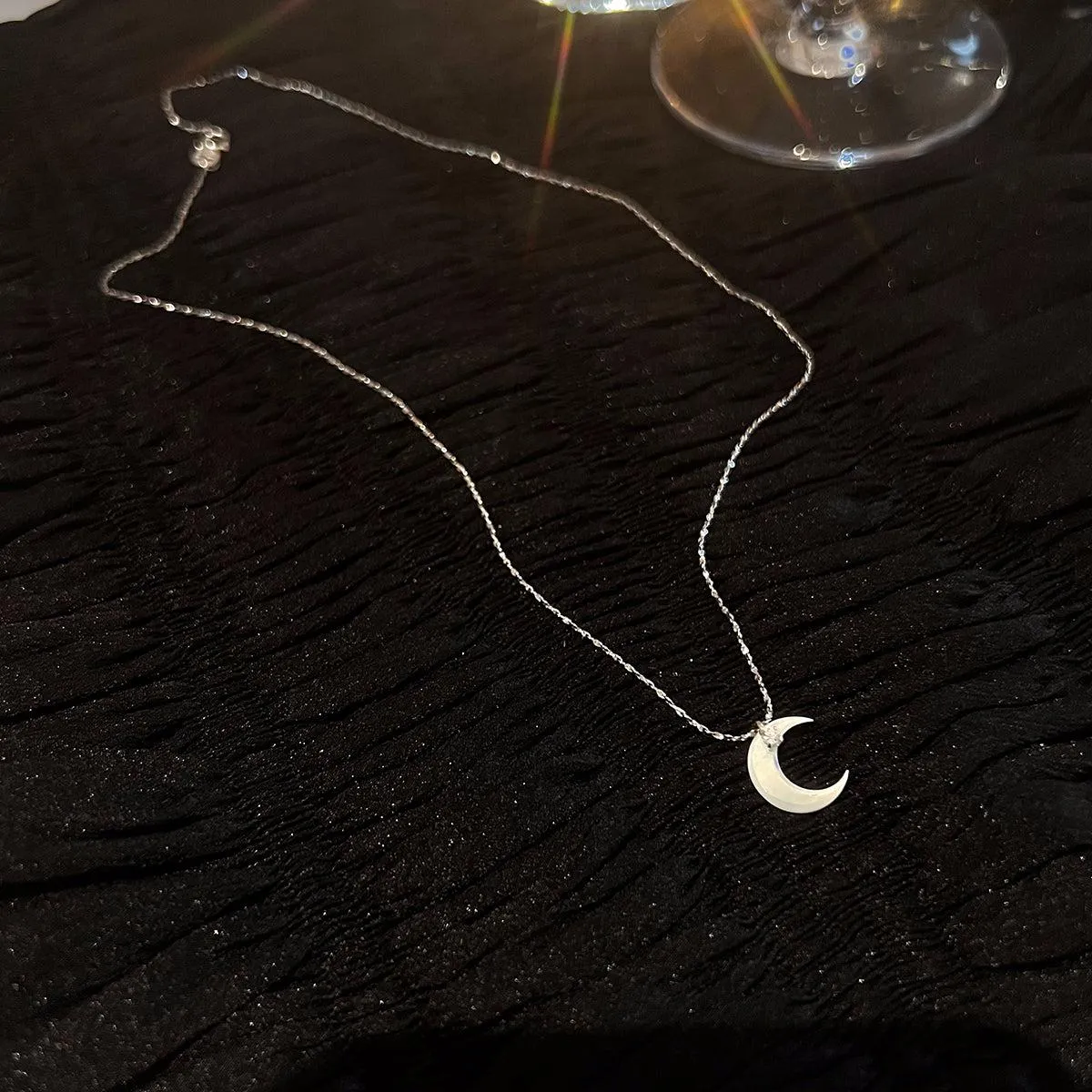 Moon Pendant Necklace