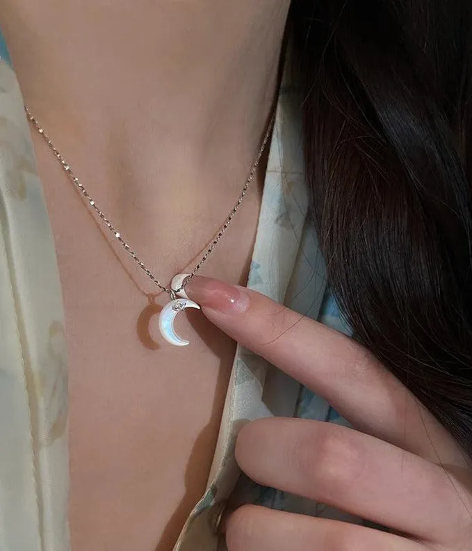 Moon Pendant Necklace