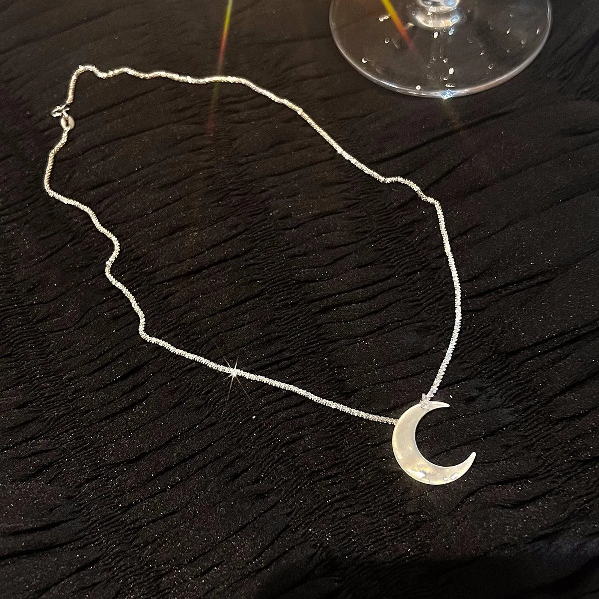 Moon Pendant Necklace