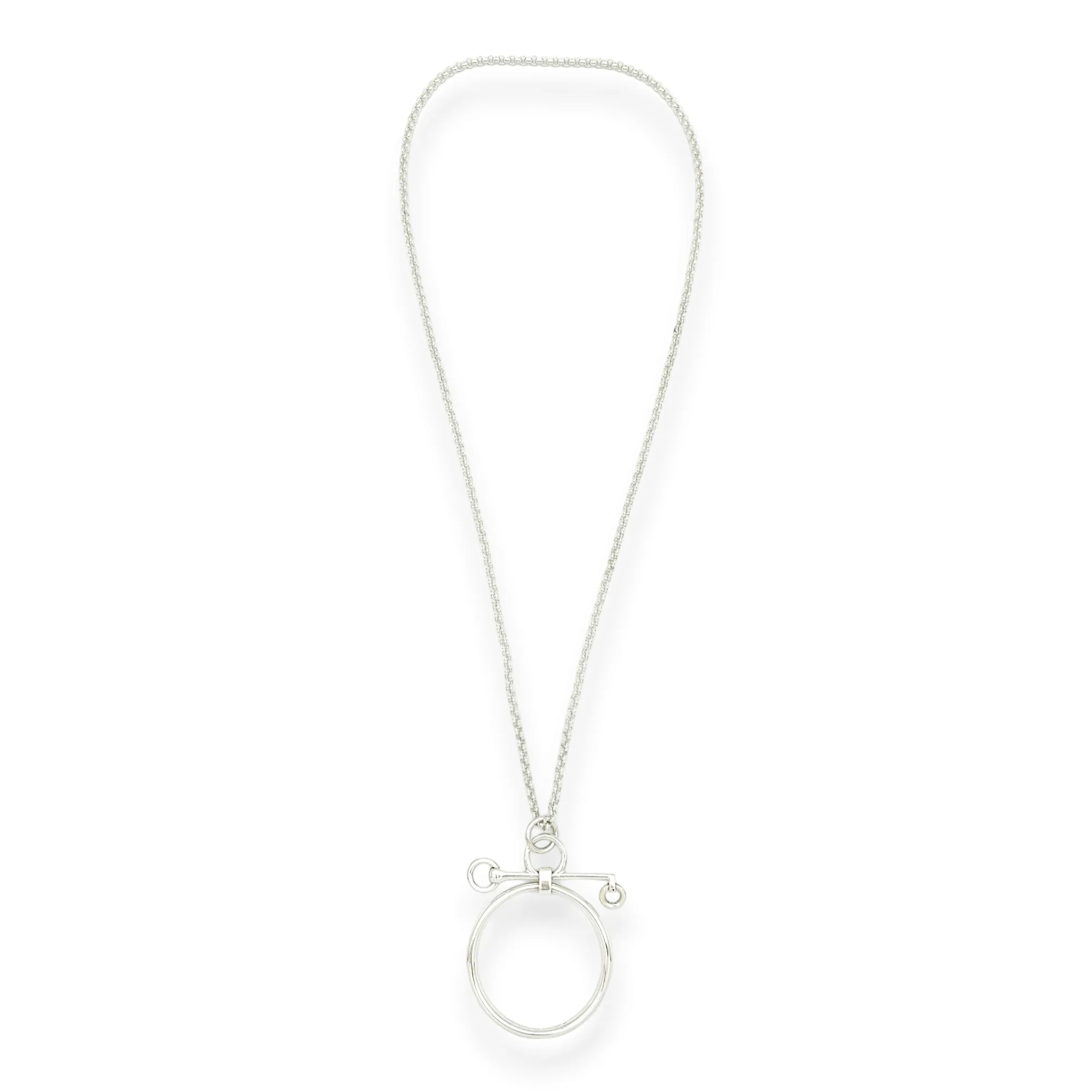 Mors De Bride Large Silver Necklace
