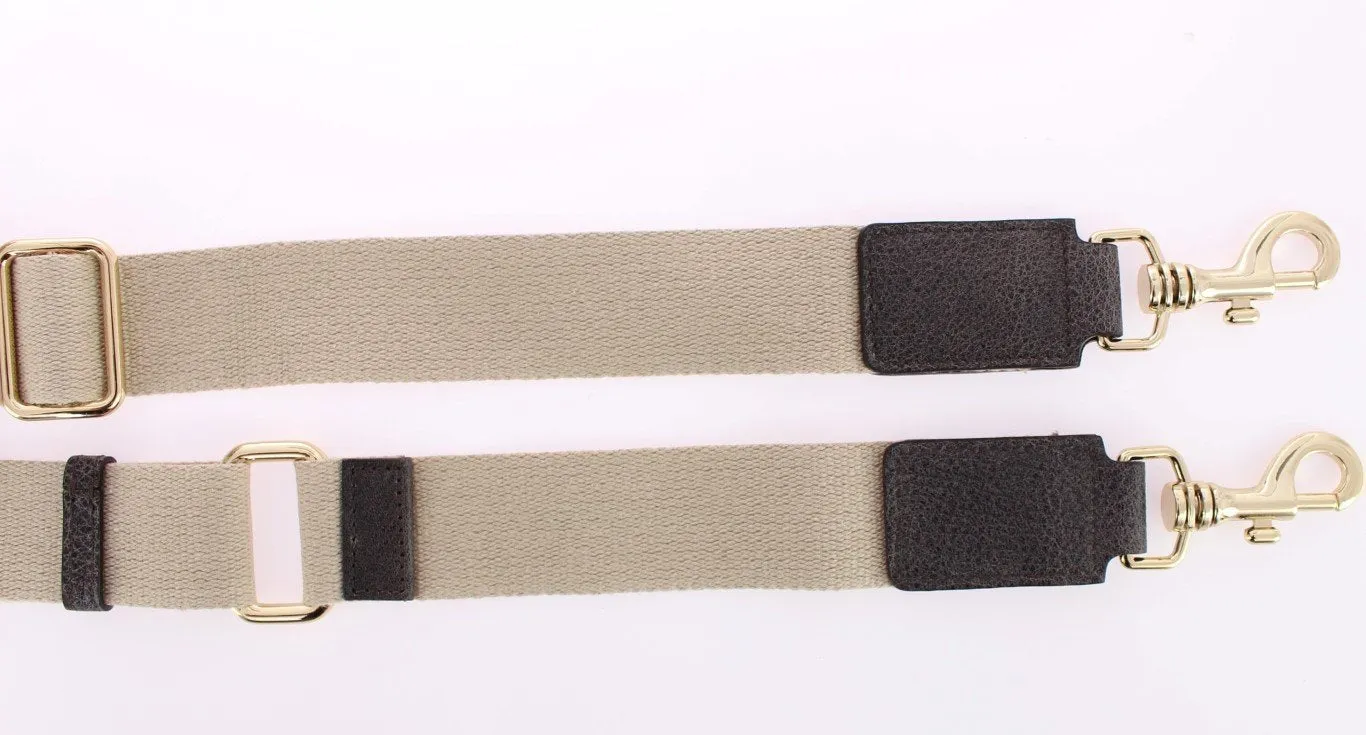Multicolor striped travel bag