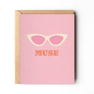 Muse - Pink Best Friend Card