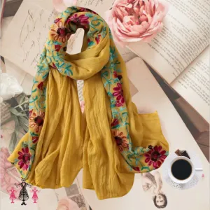 Mustard Pashmina Scarf