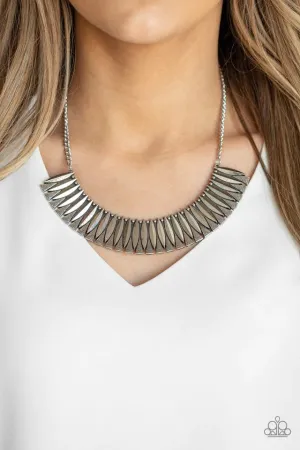 My Main MANE - Silver Necklace - Paparazzi Accessories