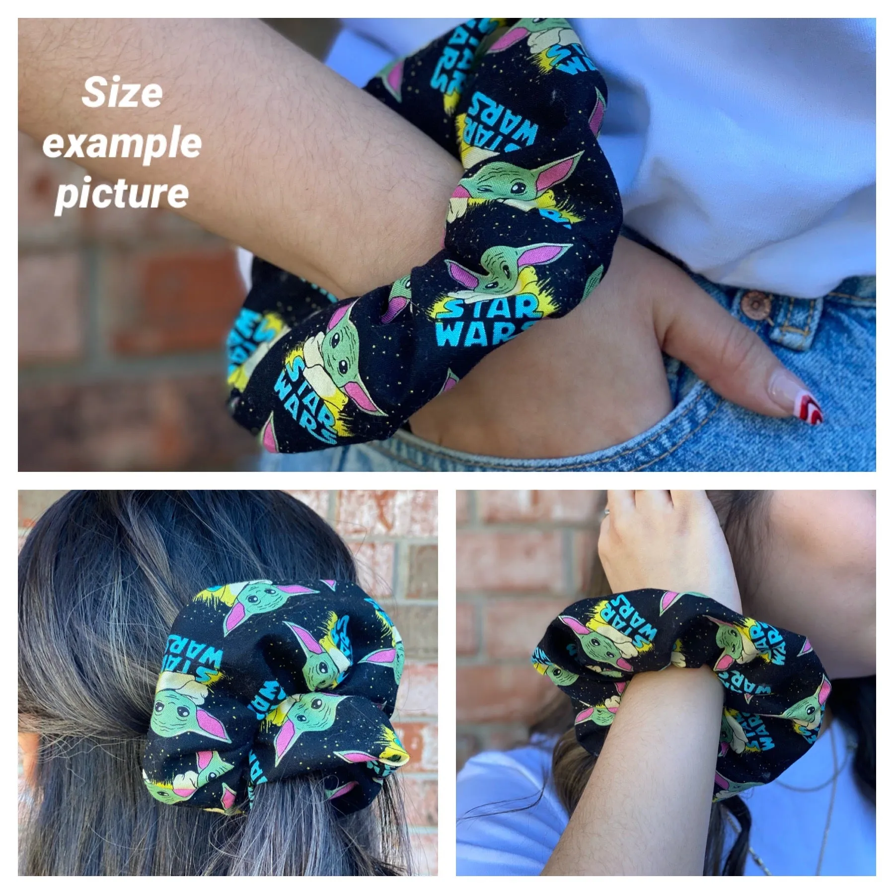 Nightmare Before Christmas Scrunchie Hair Tie Accessories