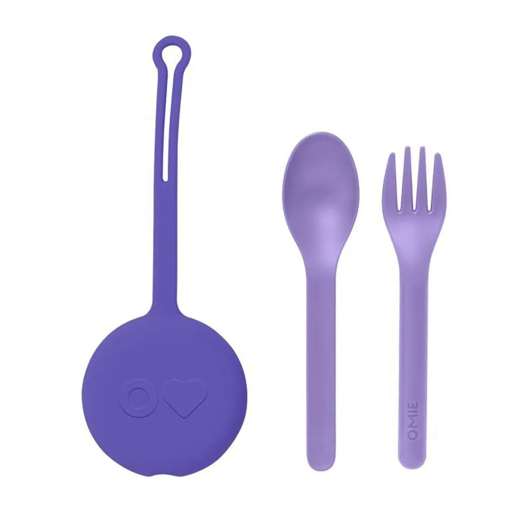 Omiebox Omiepod 3 PCE Cutlery Set Lilac