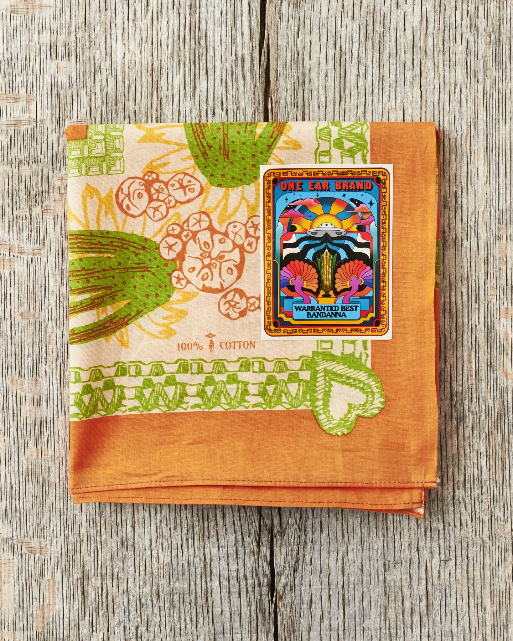 One Ear Brand Hikuri Poppy Bandana