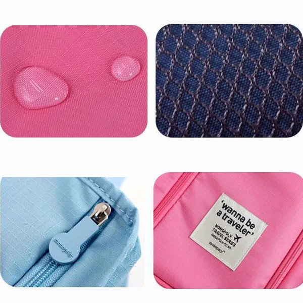 One-piece Travel Storage Bag Nylon Portable Organizer Bag