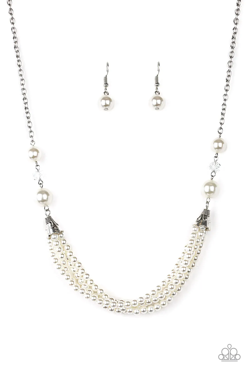 One-WOMAN Show - White - Paparazzi Accessories