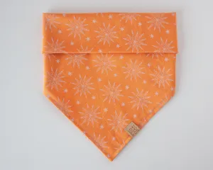 Orange Burst Dog Bandana (Personalization Available)
