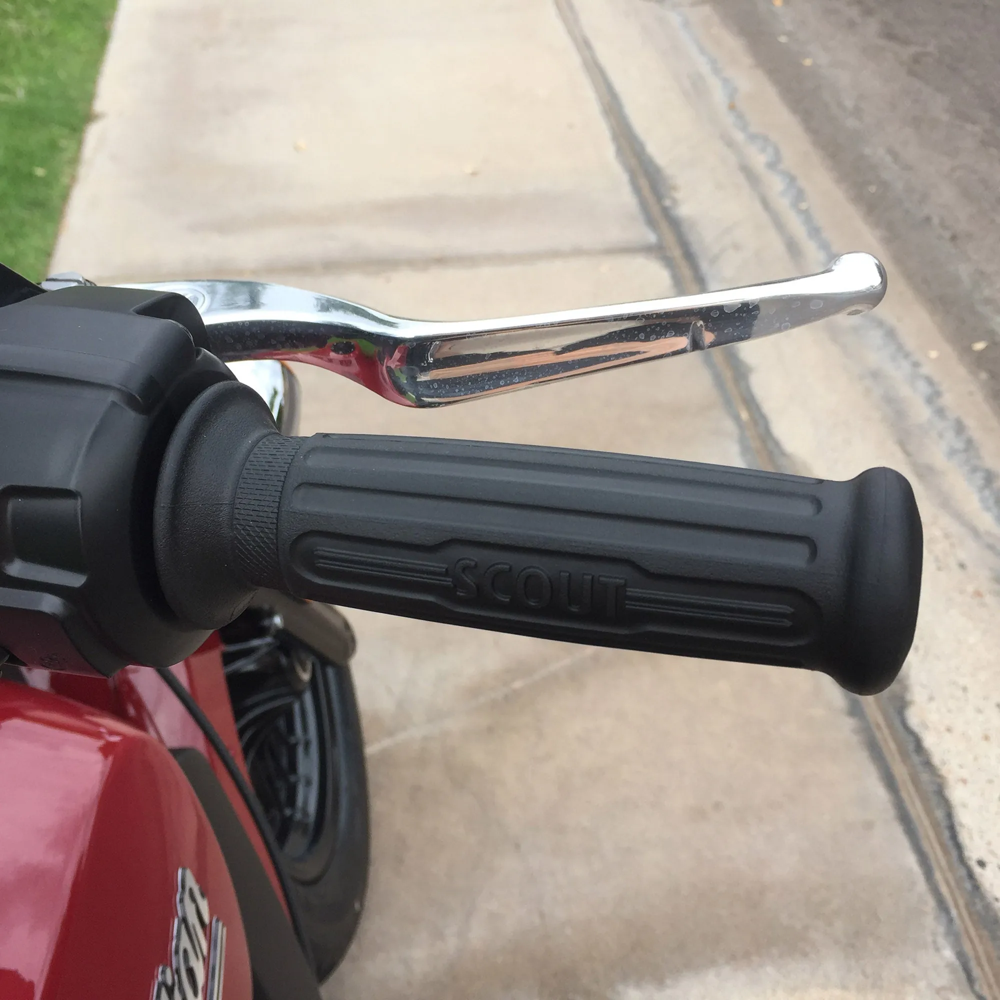 Oversized Handlebar Grips in Black, Pair