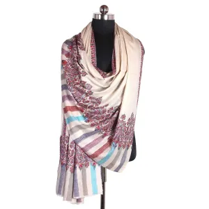 Paldar Sozni Embroidred Cashmere Pashmina Shawl