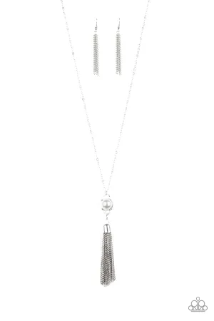 Paparazzi Accessories - Diva Dance Party - Silver Necklace