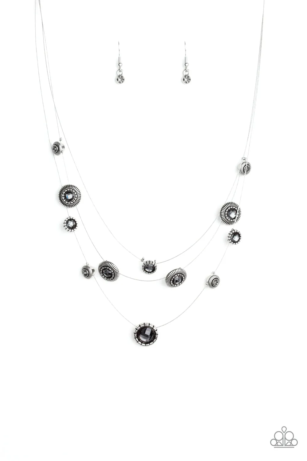 Paparazzi Accessories - SHEER Thing! - Silver Necklace