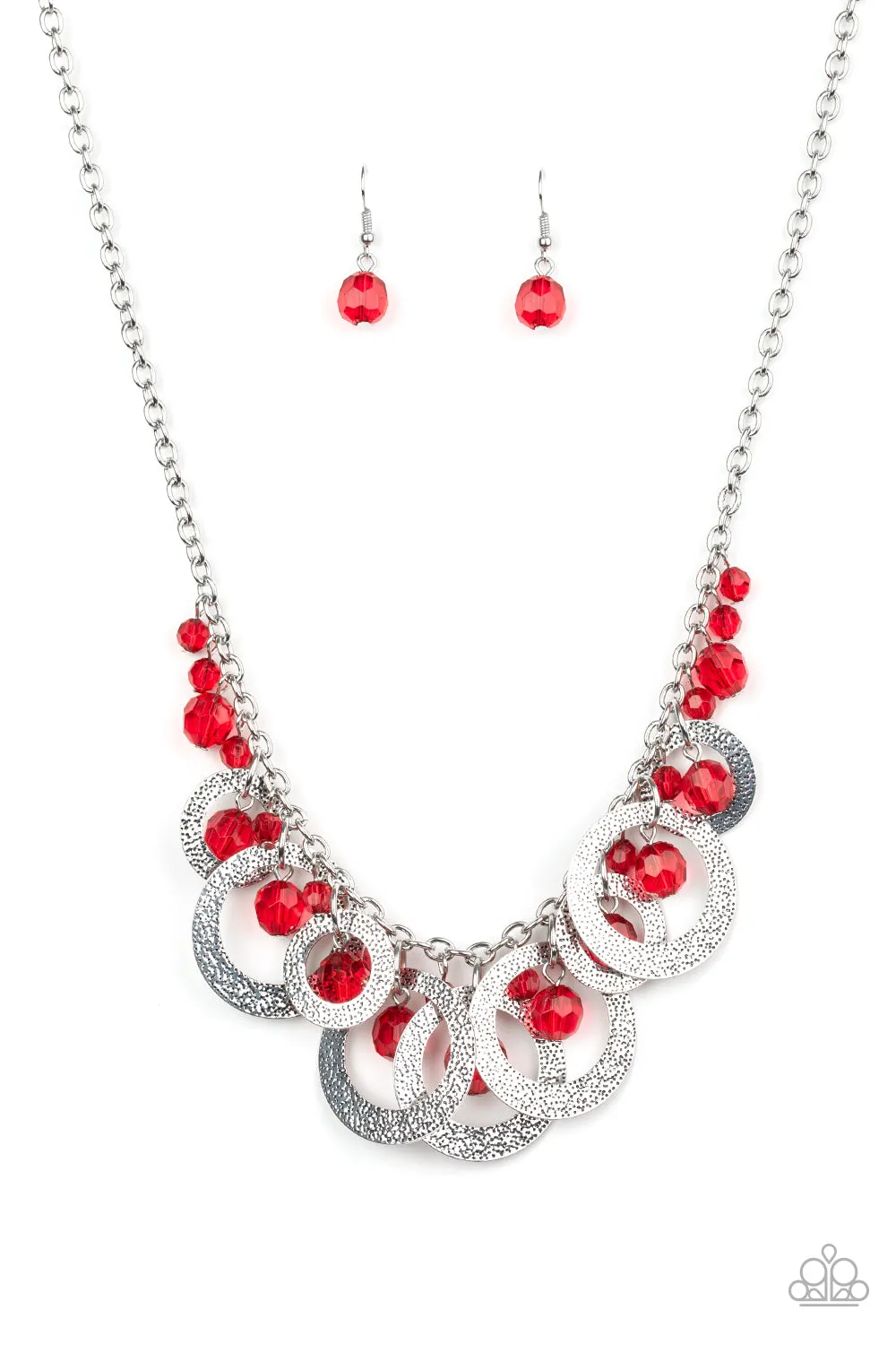 Paparazzi Accessories - Turn It Up - Red Necklace