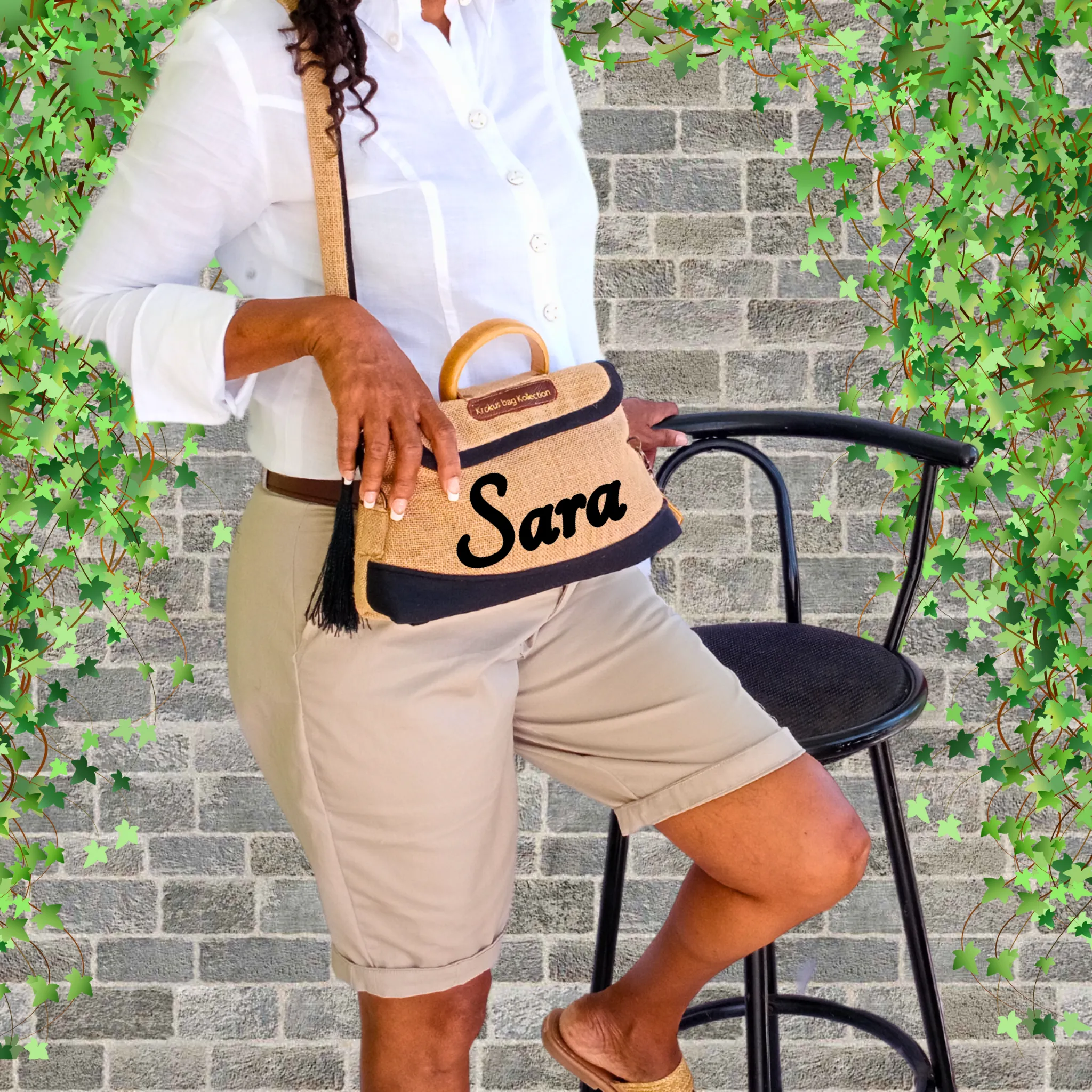 Personalized Crossbody Make-up Bag