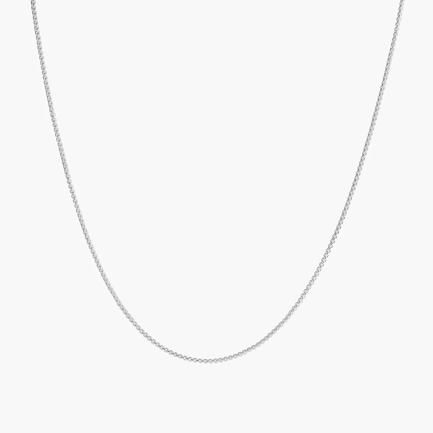 Petite Box Chain Necklace