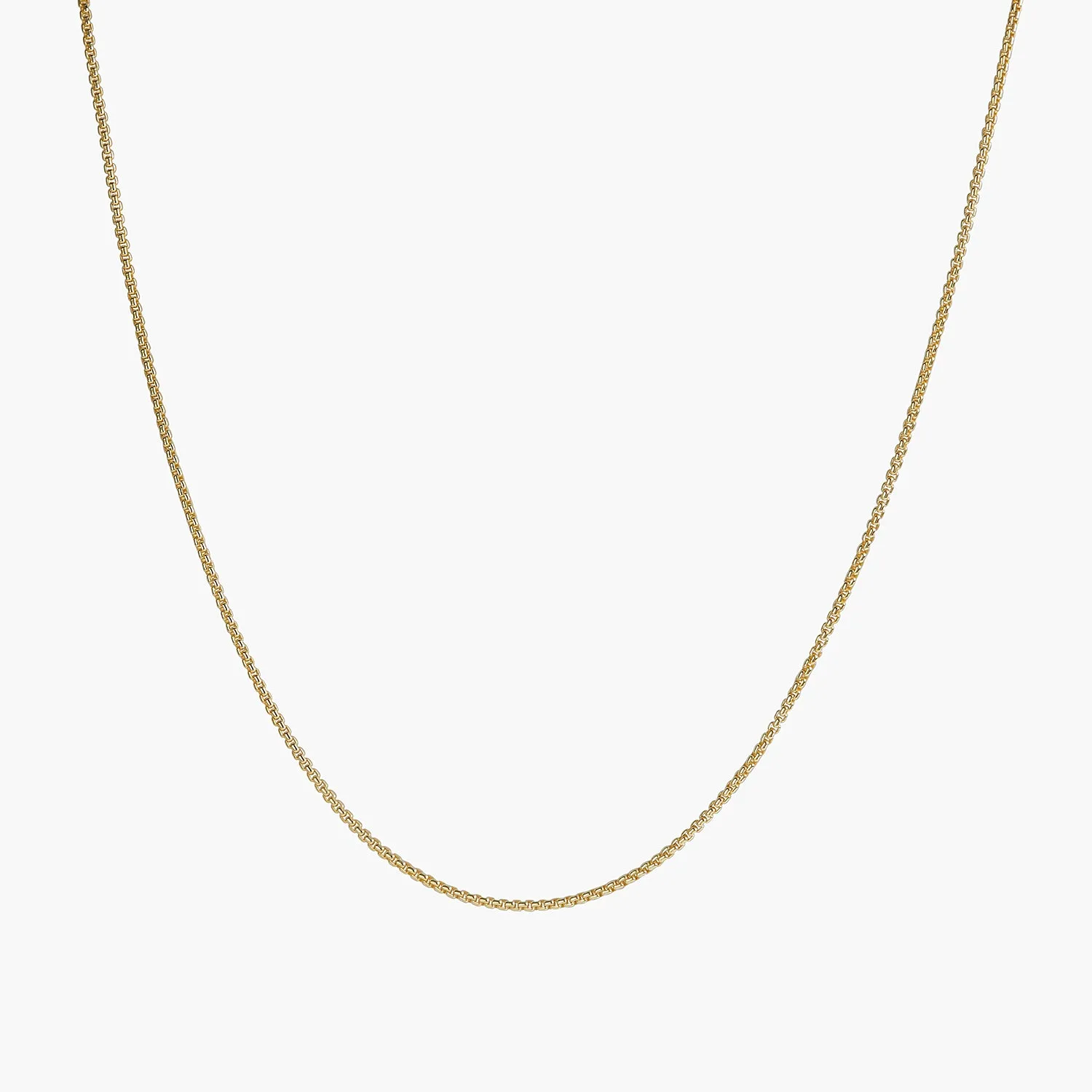 Petite Box Chain Necklace
