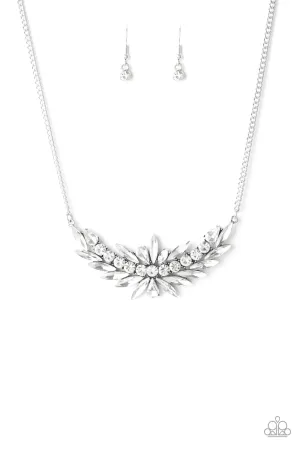 Pink Friday - Stunningly Silver Necklace