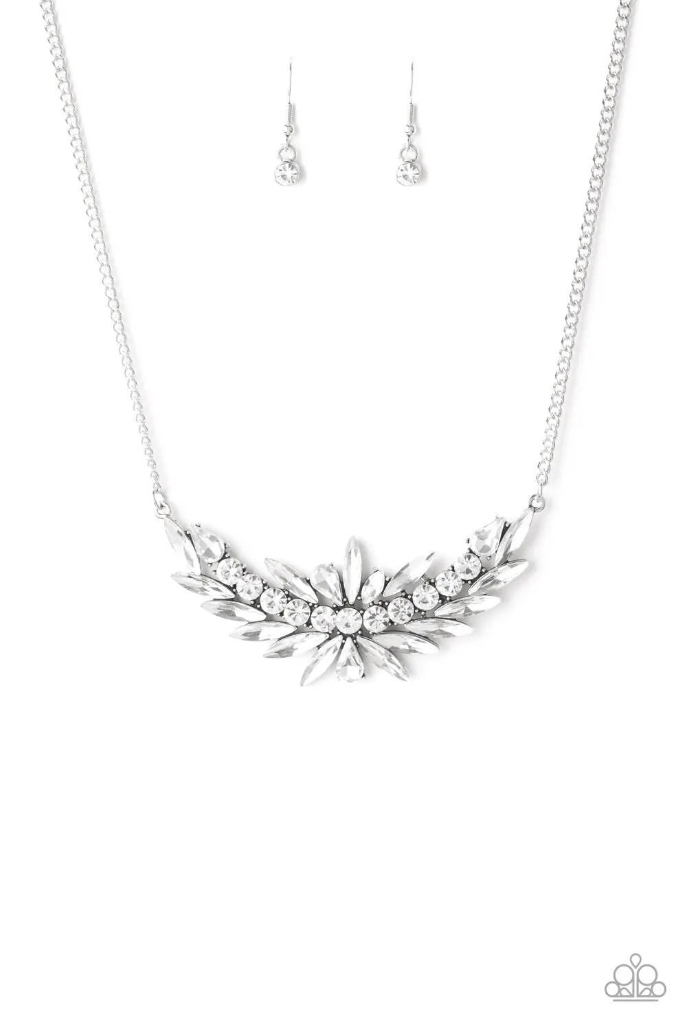 Pink Friday - Stunningly Silver Necklace