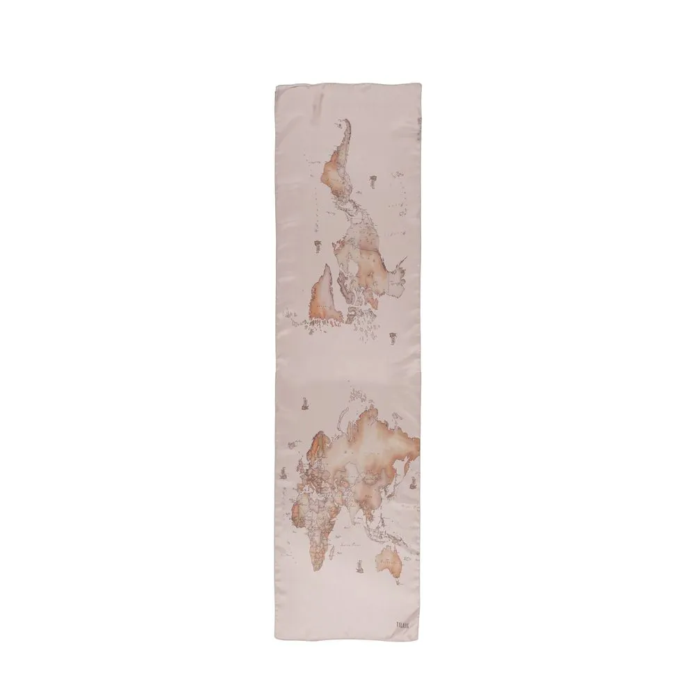 Pink Polyester Scarf