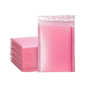 Poly Bubble Mailer Envelope 50PCS 4Sizes Pink