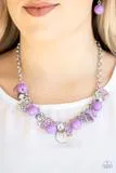 Prismatic Sheen - Purple Necklace - Paparazzi Accessories