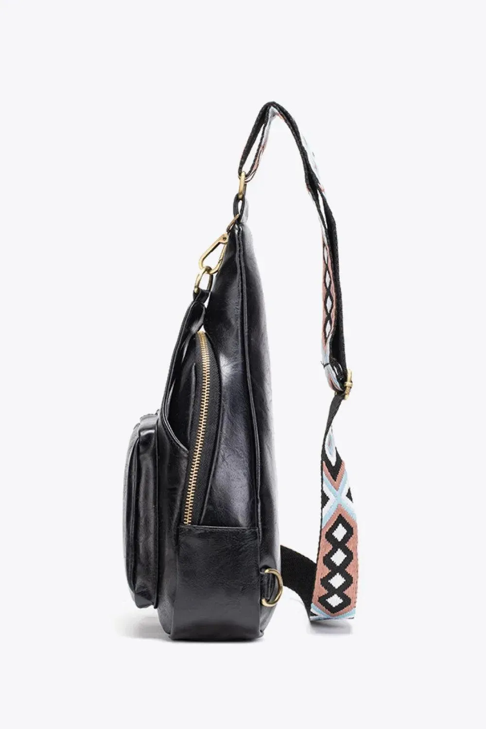 PU Leather Sling Bag - Stylish & Compact Design - Shop Now!