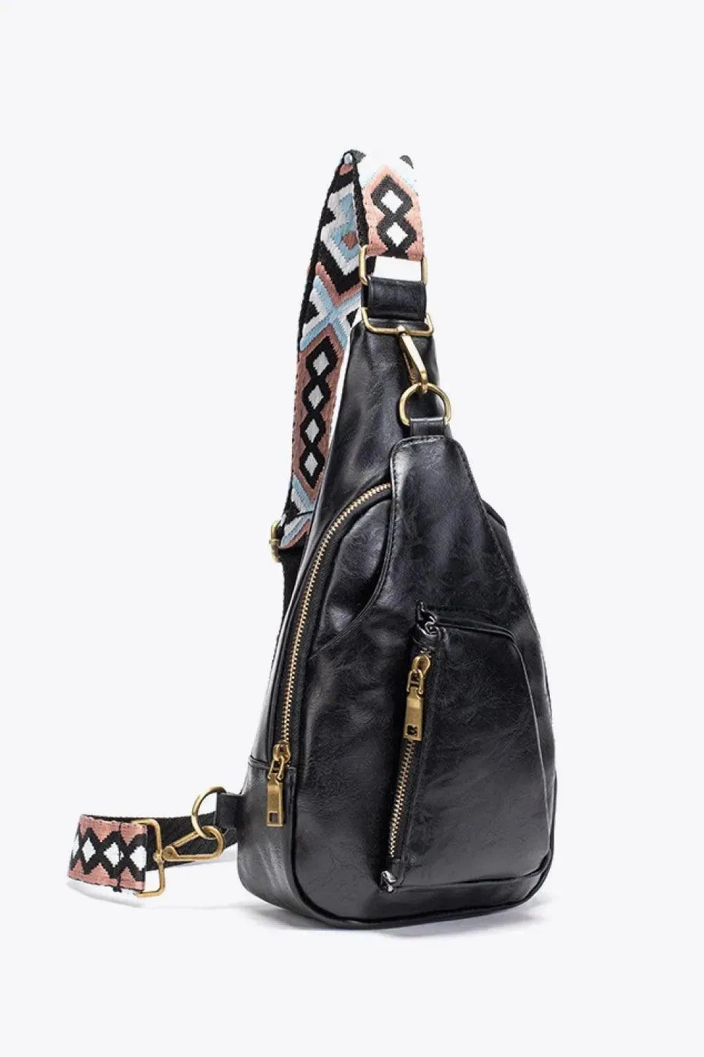 PU Leather Sling Bag - Stylish & Compact Design - Shop Now!