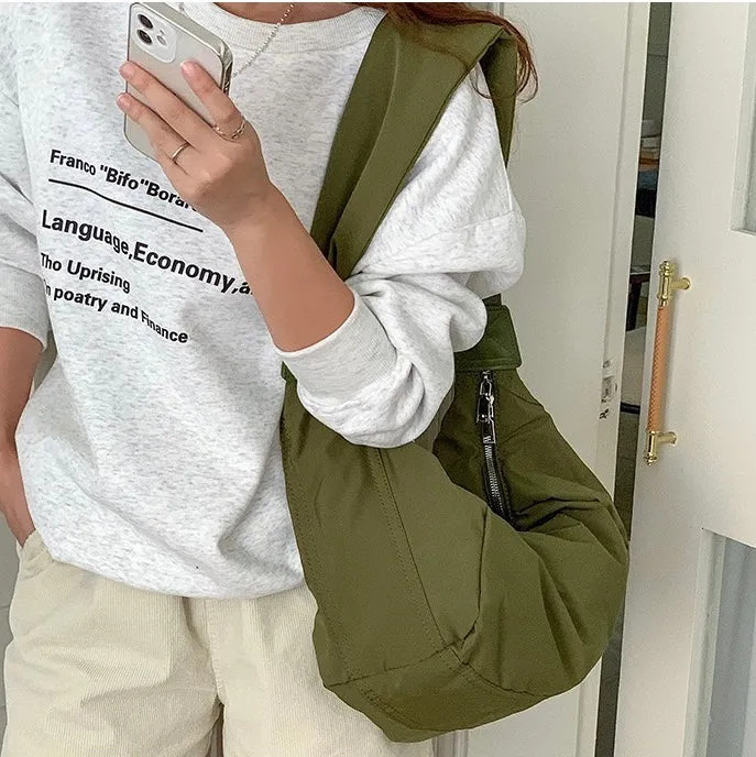 Puffer Hobo Crossbody