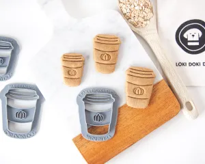 Pumpkin Spice Latte - Coffee Cup Dog Biscuit Cookie Cutter