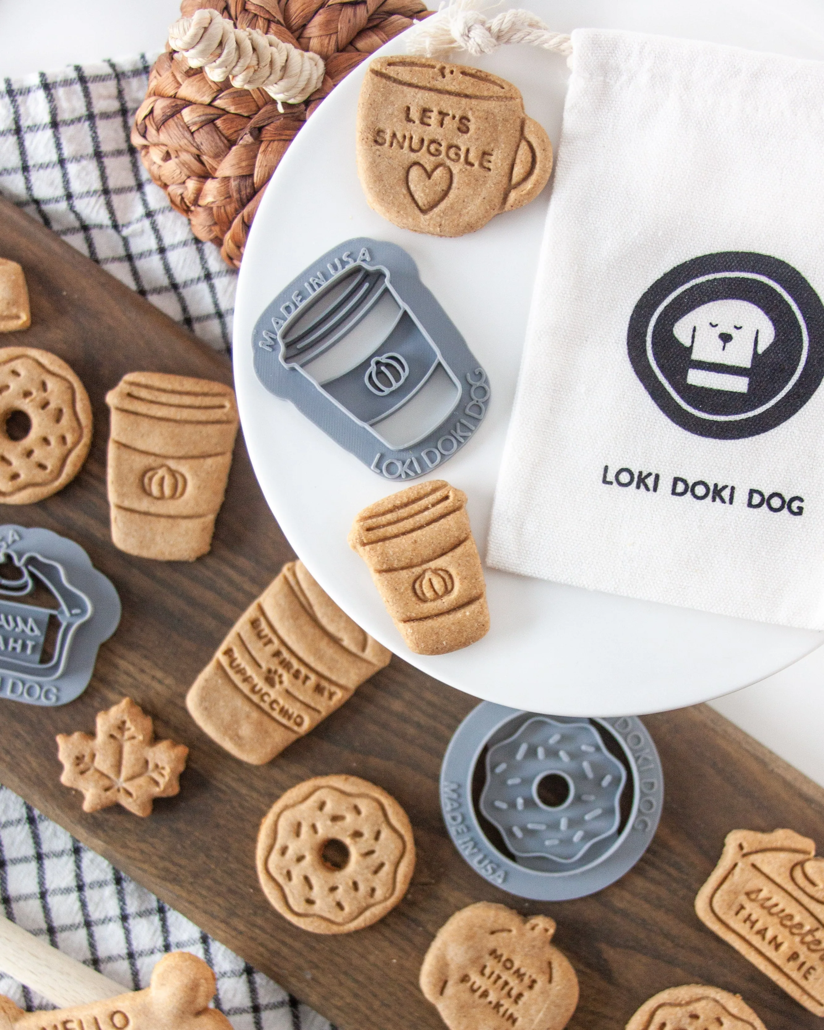 Pumpkin Spice Latte - Coffee Cup Dog Biscuit Cookie Cutter